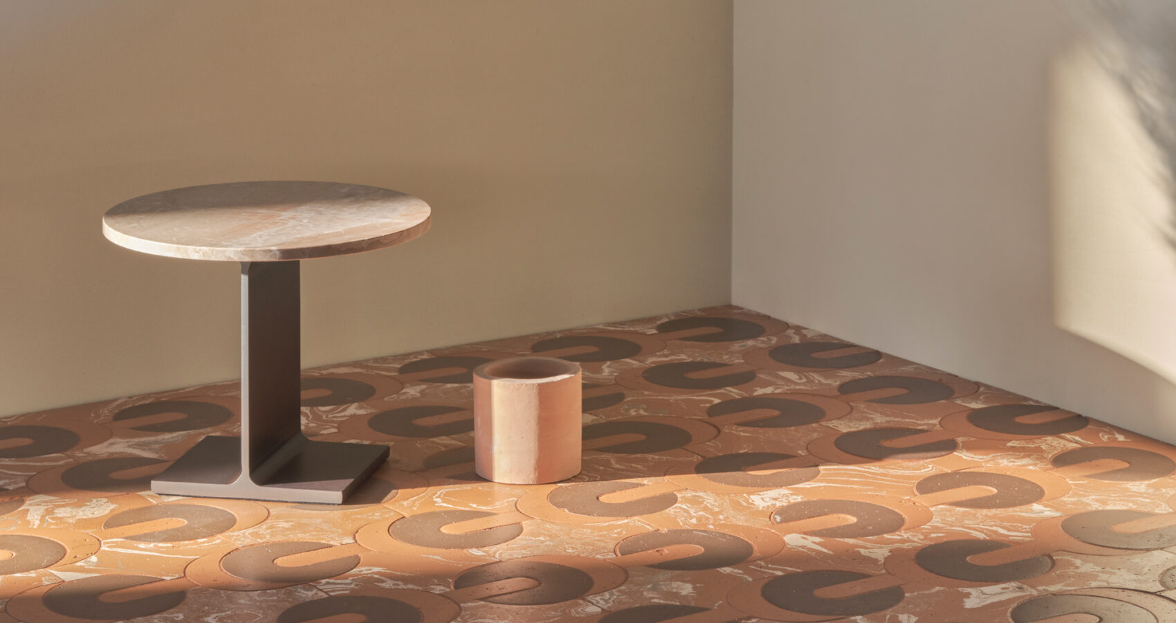 Fornace Brioni Araldica Corte tiles design Cristina Celestino photo Mattia Balsamini